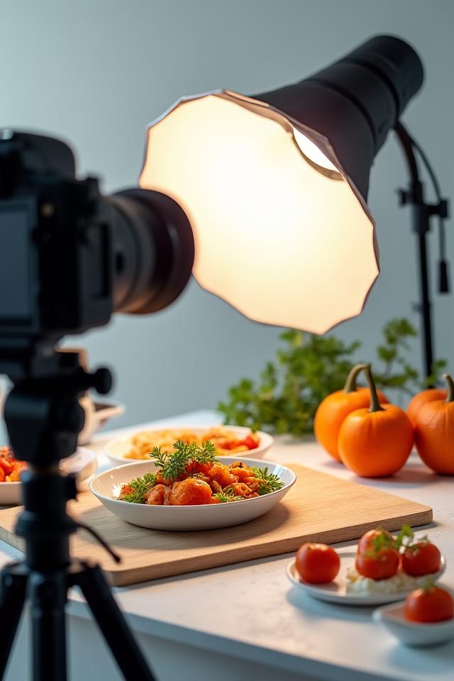 Food Content Creation Setup