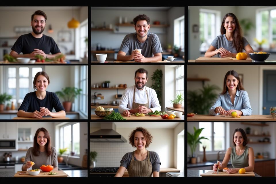 Virtual Team Cooking Event